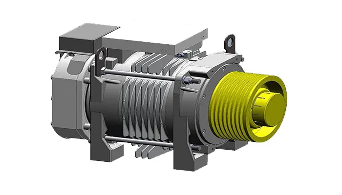 SIEMENS (Made in Germany)  Elevator Motor Model: SIE300-L Machine Roomless Motor